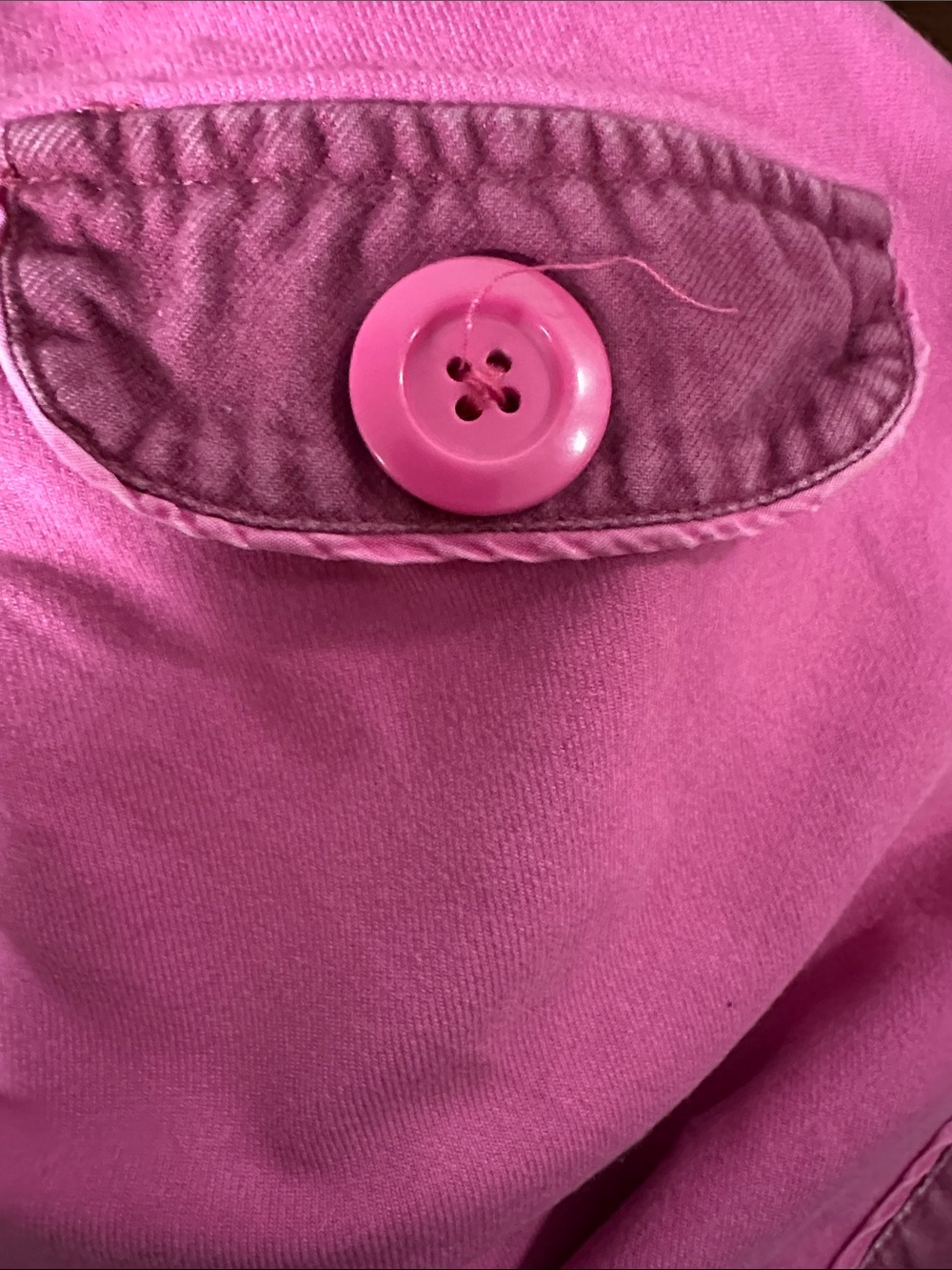 The Children's Place Dress / Jumper Pink & Purple Heavy Cotton Size 5 - Picture 5 of 6